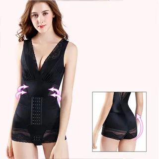 狐狸姬，M-3XL塑身衣排扣短袖透氣修飾塑身衣-單塑衣(二色 可選色) 歷史價格詳細信息