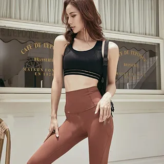 狐狸姬，S-L透三橫後勾運動內衣背心運動衣-單內衣(黑) 歷史價格詳細信息