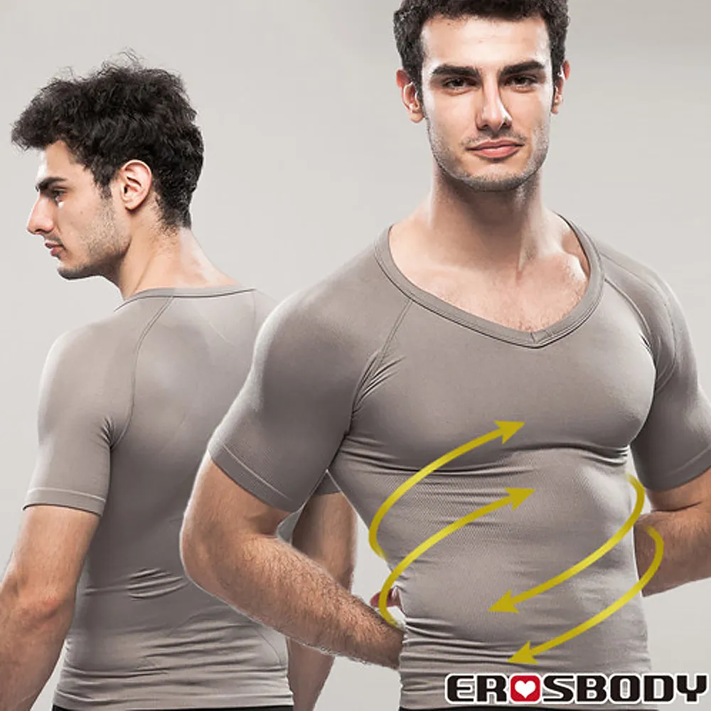 【EROSBODY】艾若斯健美 男士 短袖塑身衣(白色) 歷史價格詳細信息