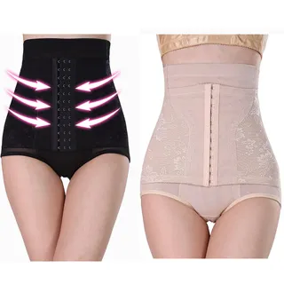 排扣高腰塑身連體衣束身衣收腹提臀氯丁橡膠塑身衣 歷史價格詳細信息