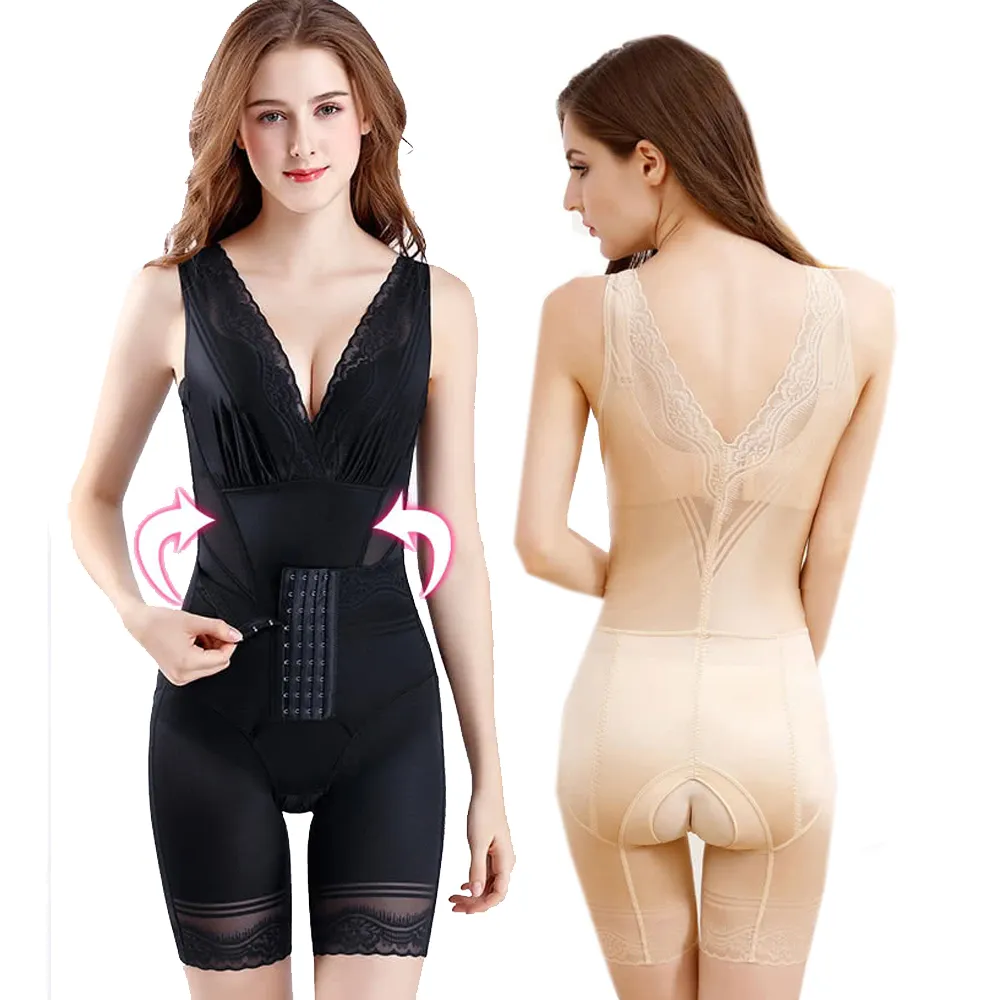 FoxBi.艾碧透氣強收腹排扣下開洞連身塑身衣三分褲(M-3L) 歷史價格詳細信息