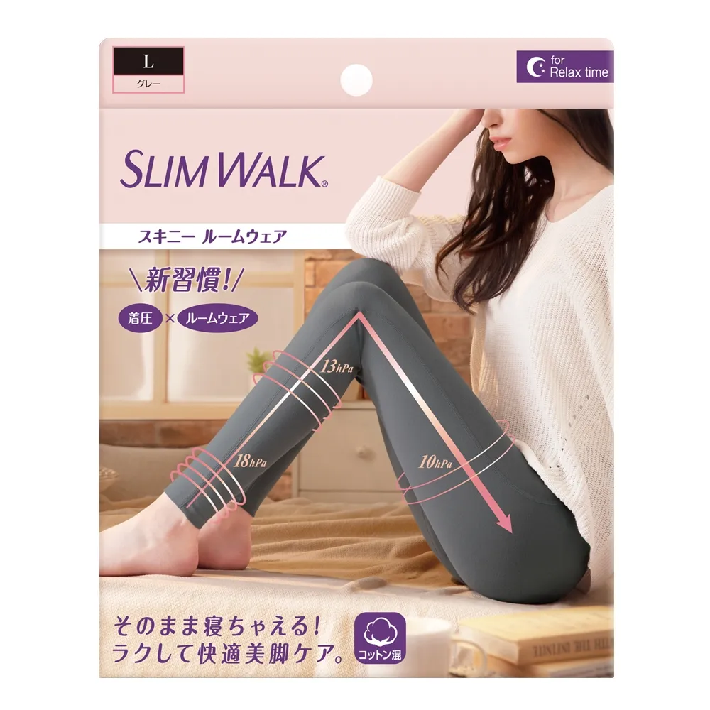SLIMWALK居家美腿壓力褲L灰色M 歷史價格詳細信息