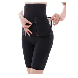 狐狸姬，塑身褲樂凡雙排扣半身長褲修飾塑身褲(S-3XL) 歷史價格詳細信息