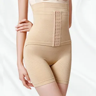 狐狸姬，S-3XL琍琇塑身衣短袖排勾長褲超修飾收腹衣褲二件式-上衣+褲(膚色) 歷史價格詳細信息