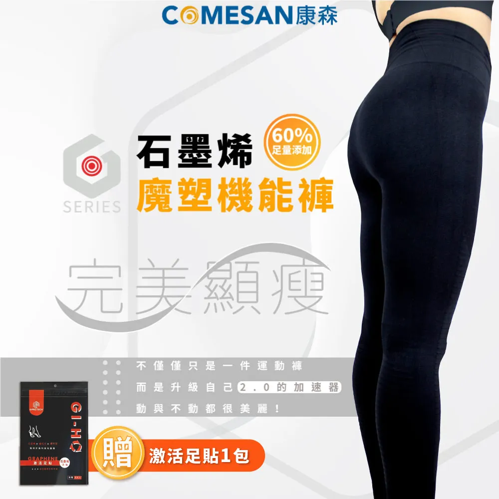 COMESAN 康森 石墨烯塑型機能褲(含60%石墨烯紗) 2入組 歷史價格詳細信息