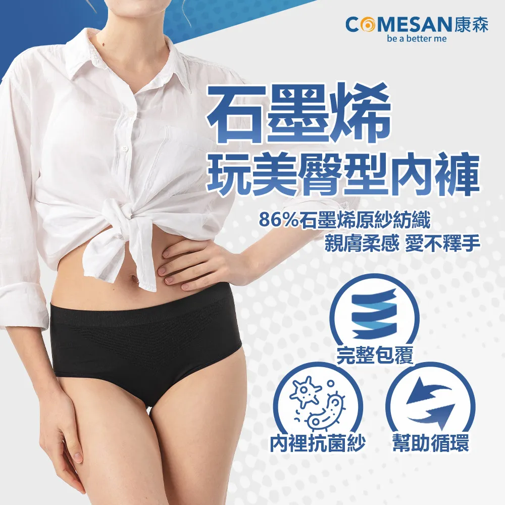 COMESAN 康森 石墨烯玩美臀型內褲三件組 歷史價格詳細信息