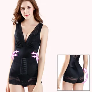 狐狸姬，M-3XL塑身衣排扣短袖透氣修飾塑身衣-單塑衣(二色 可選色) 歷史價格詳細信息