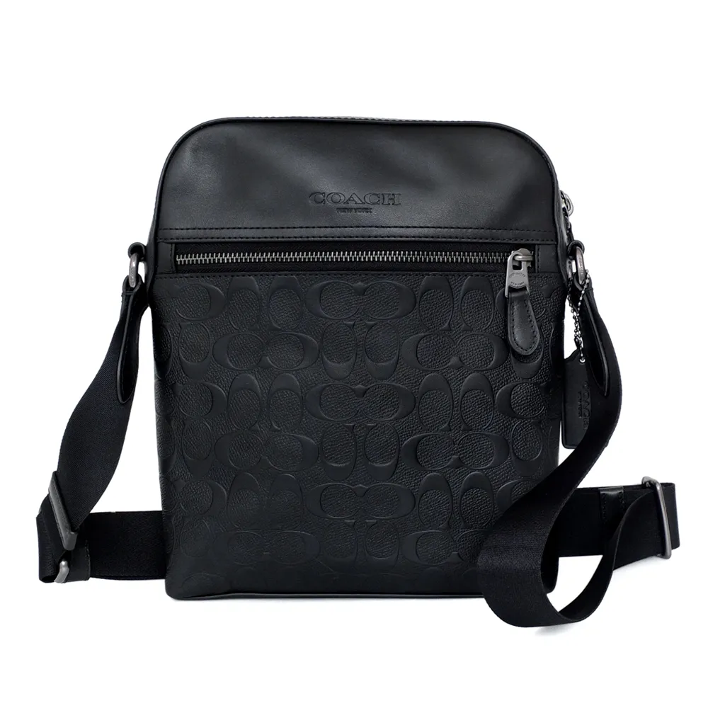 【COACH】浮雕C LOGO 8卡男款短夾附活動證件夾(浮雕黑) 歷史價格詳細信息