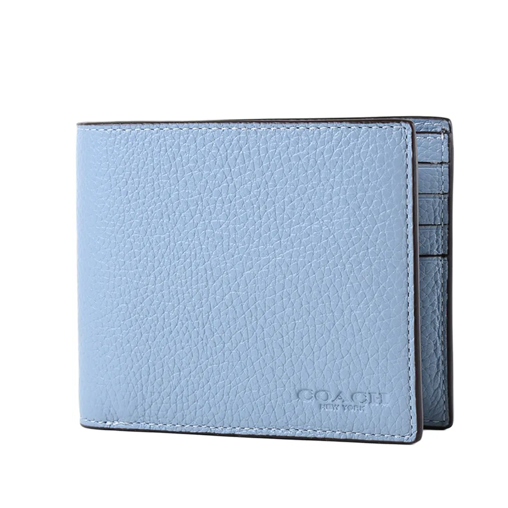 COACH 男款 素面皮革荔枝紋單肩背胸包-棕色 歷史價格詳細信息