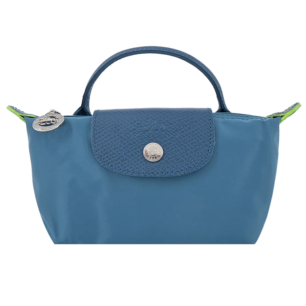 LONGCHAMP LE PLIAGE系列再生尼龍手提化妝包(亮綠) 歷史價格詳細信息