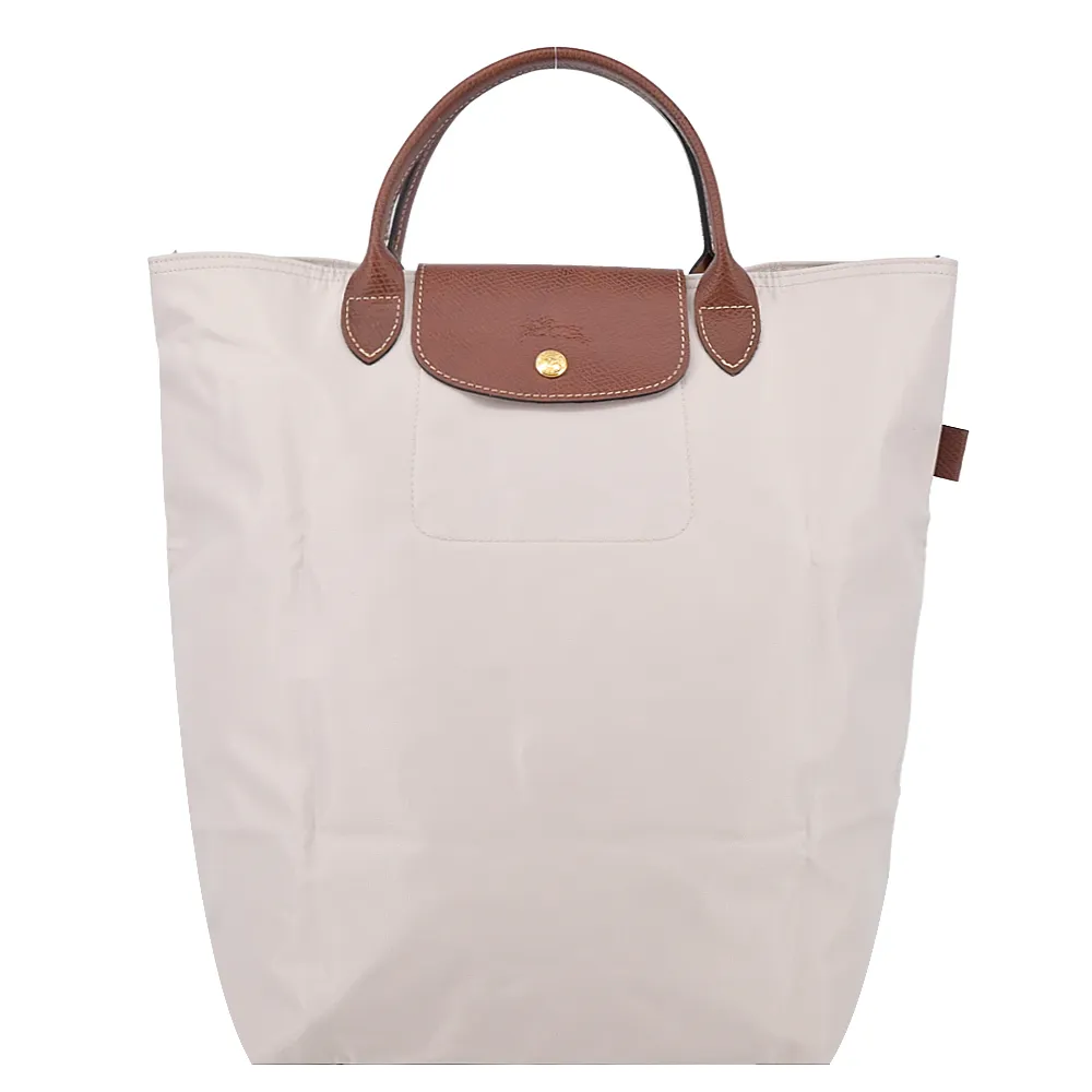 LONGCHAMP LE PLIAGE系列短把再生尼龍手提包(中/酒紅) 歷史價格詳細信息