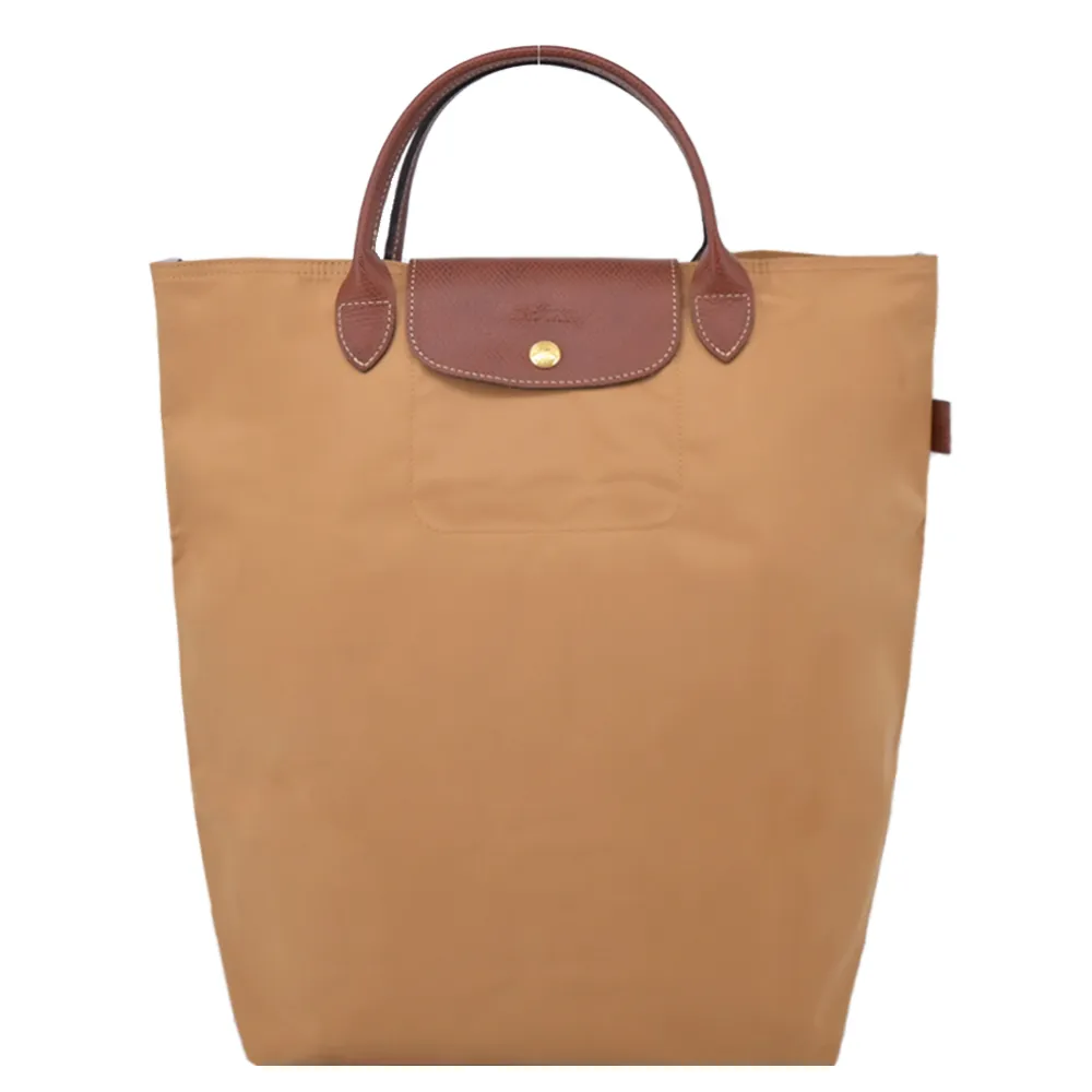 LONGCHAMP LE PLIAGE系列短把再生尼龍手提包(中/酒紅) 歷史價格詳細信息