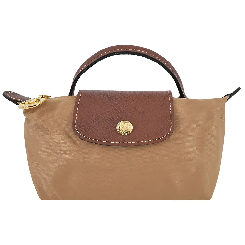 LONGCHAMP LE PLIAGE系列再生尼龍手提化妝包(亮綠) 歷史價格詳細信息