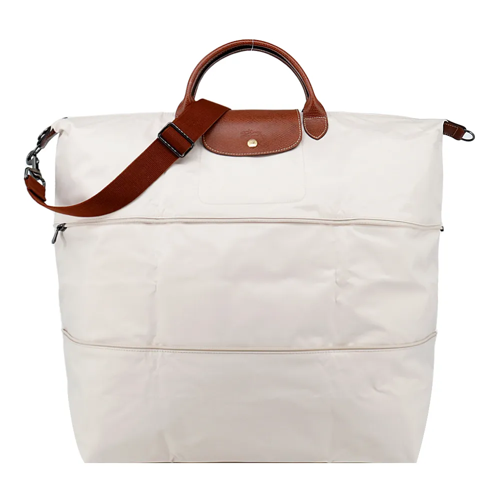 LONGCHAMP LE PLIAGE系列再生尼龍延展兩用旅行袋(烏檀) 歷史價格詳細信息