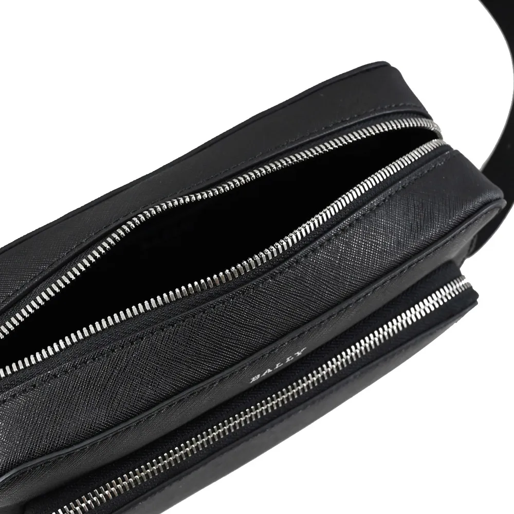 BALLY 6307866 HAIES 經典織帶造型拉鍊兩用公事包.黑 歷史價格詳細信息