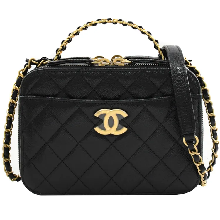 CHANEL 壹字拉鏈零錢包 頂級皮料五金 細節完美 尺寸:15x8.5cm 歷史價格詳細信息