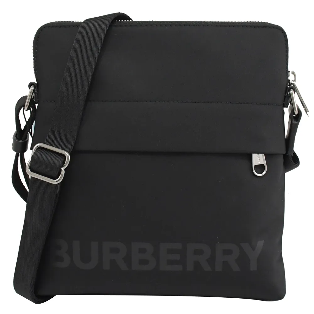 BURBERRY Logo 燙印小牛皮對開零錢袋短夾(黑色) 8014656 歷史價格詳細信息