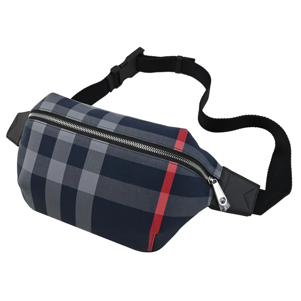 BURBERRY 深藍格紋短版合身外套 上衣 歷史價格詳細信息