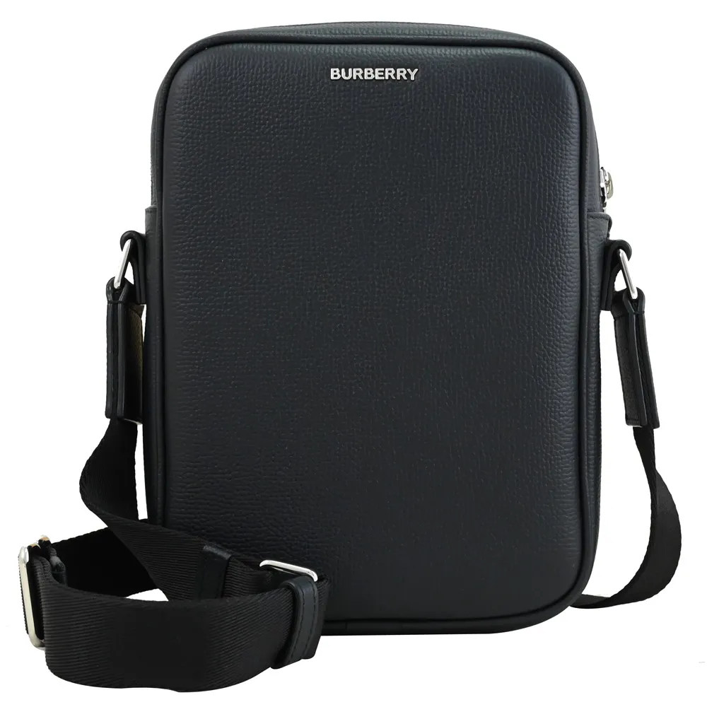 BURBERRY 8084614 經典帆布牛皮拼接斜背束口水桶包.咖邊 歷史價格詳細信息