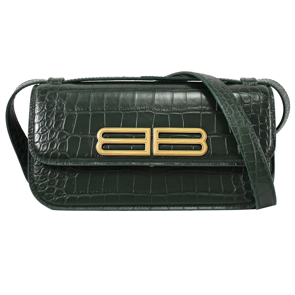 BALENCIAGA 巴黎世家 金屬感光滑牛皮卡片夾/零錢包(銀色) 歷史價格詳細信息