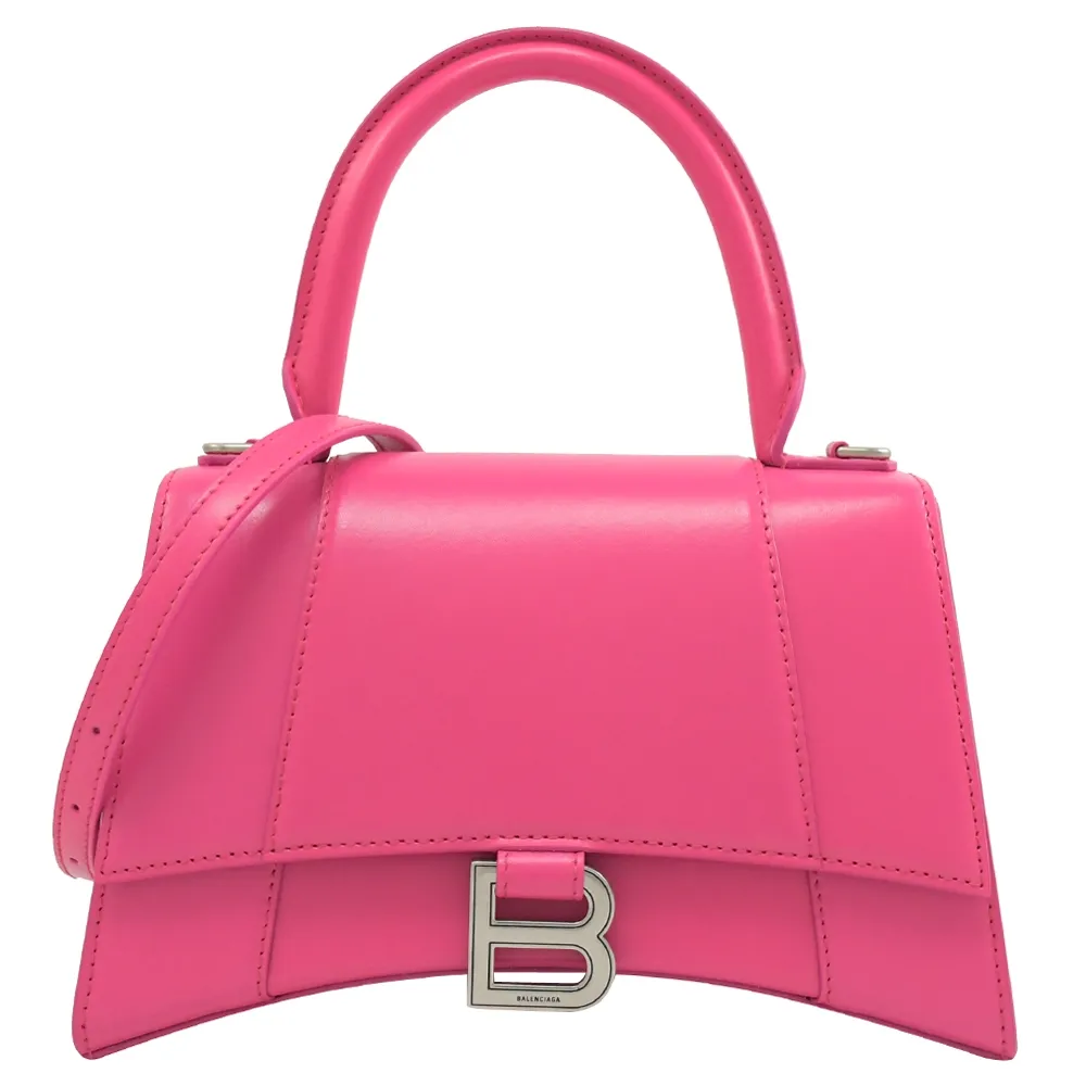 BALENCIAGA Hourglass 小牛皮皮夾式鏈包WOC(黑色) 656050 1QJ4M 1000 歷史價格詳細信息