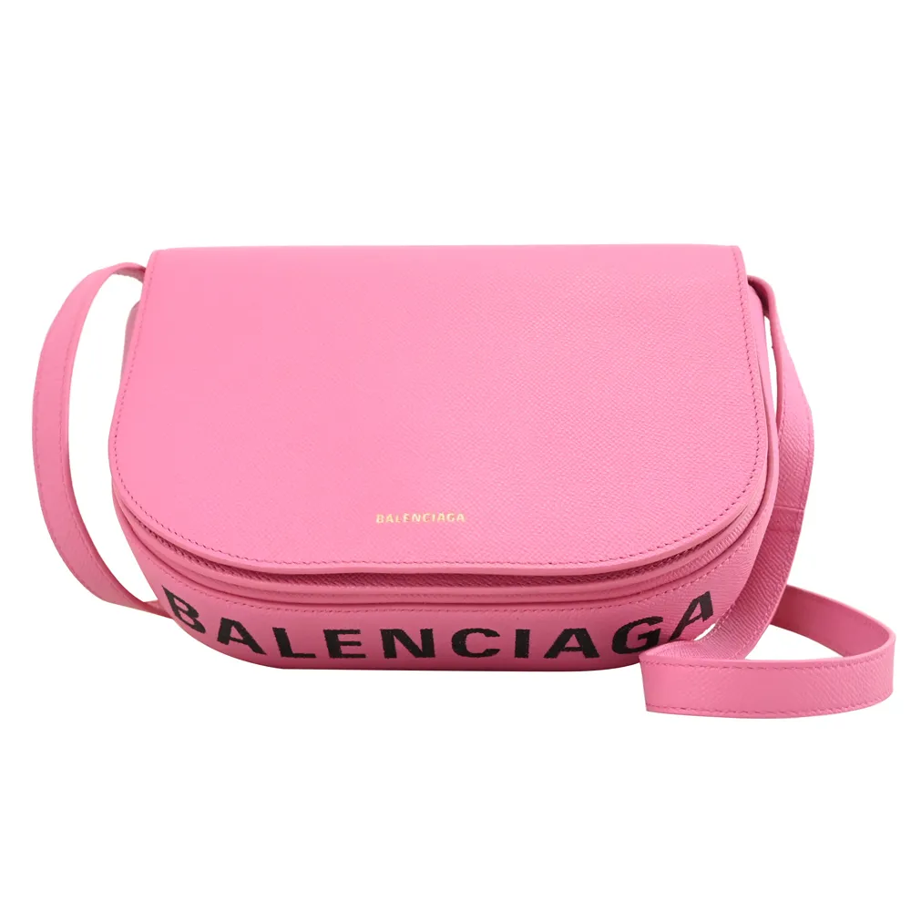 BALENCIAGA Ville Emma 大款 品牌字母牛皮手提/肩背貝殼包(黑色) 歷史價格詳細信息