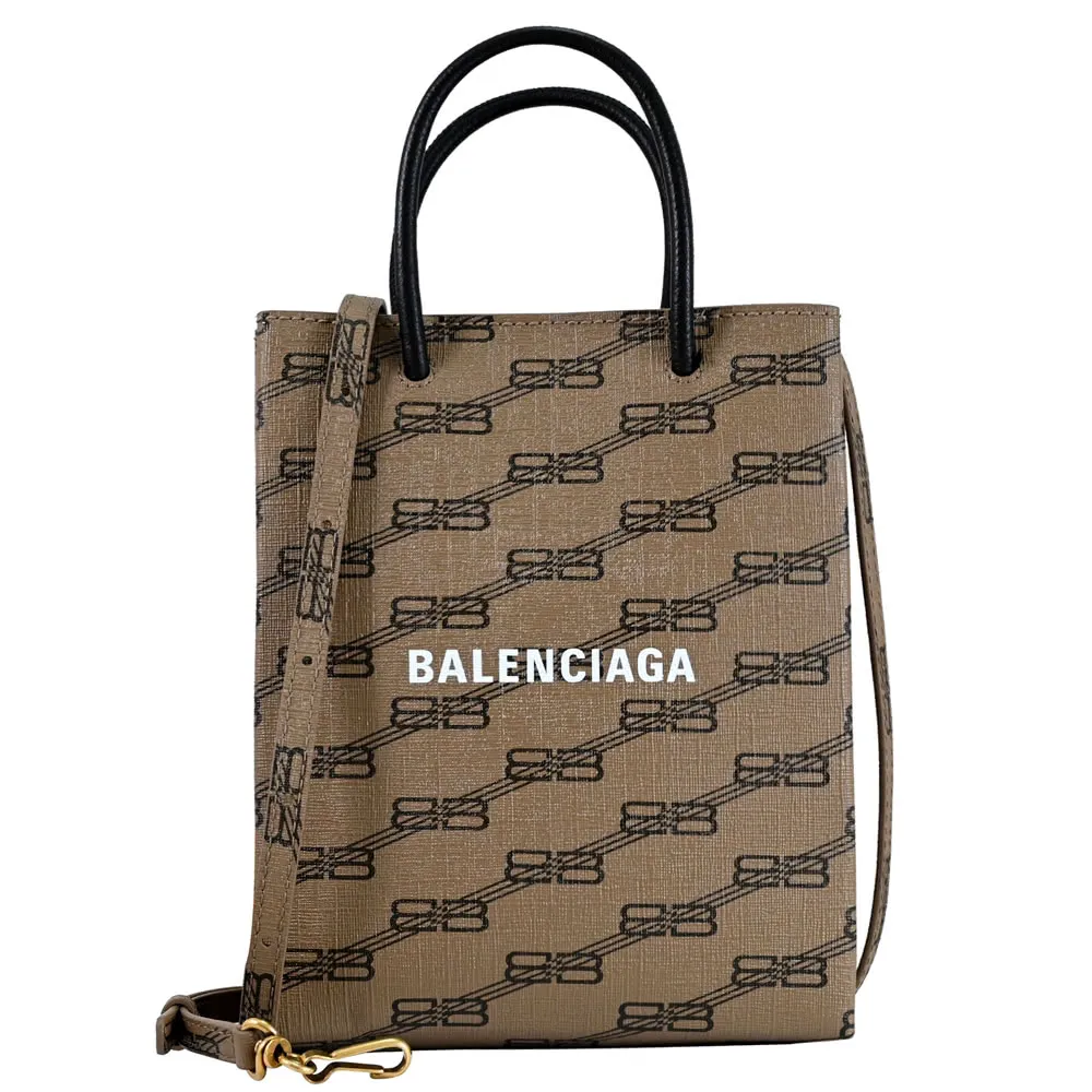 BALENCIAGA 經典LOGO 粒紋牛皮雙釦迷你三折短夾(黑色) 594312 1IZI3 1090 歷史價格詳細信息