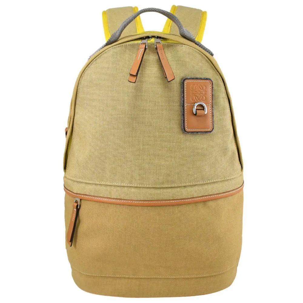 LOEWE Eye/LOEWE/Nature 帆布雙肩休閒後背包.淺褐 價格比較,價格查詢,歷史價格詳細信息