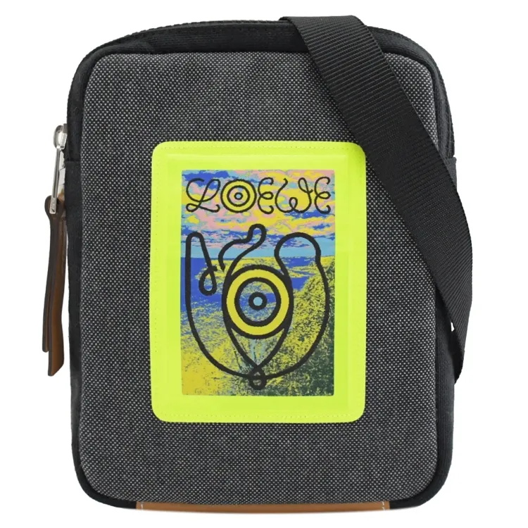 LOEWE Eye/LOEWE/Nature 帆布雙肩休閒後背包.淺褐 歷史價格詳細信息