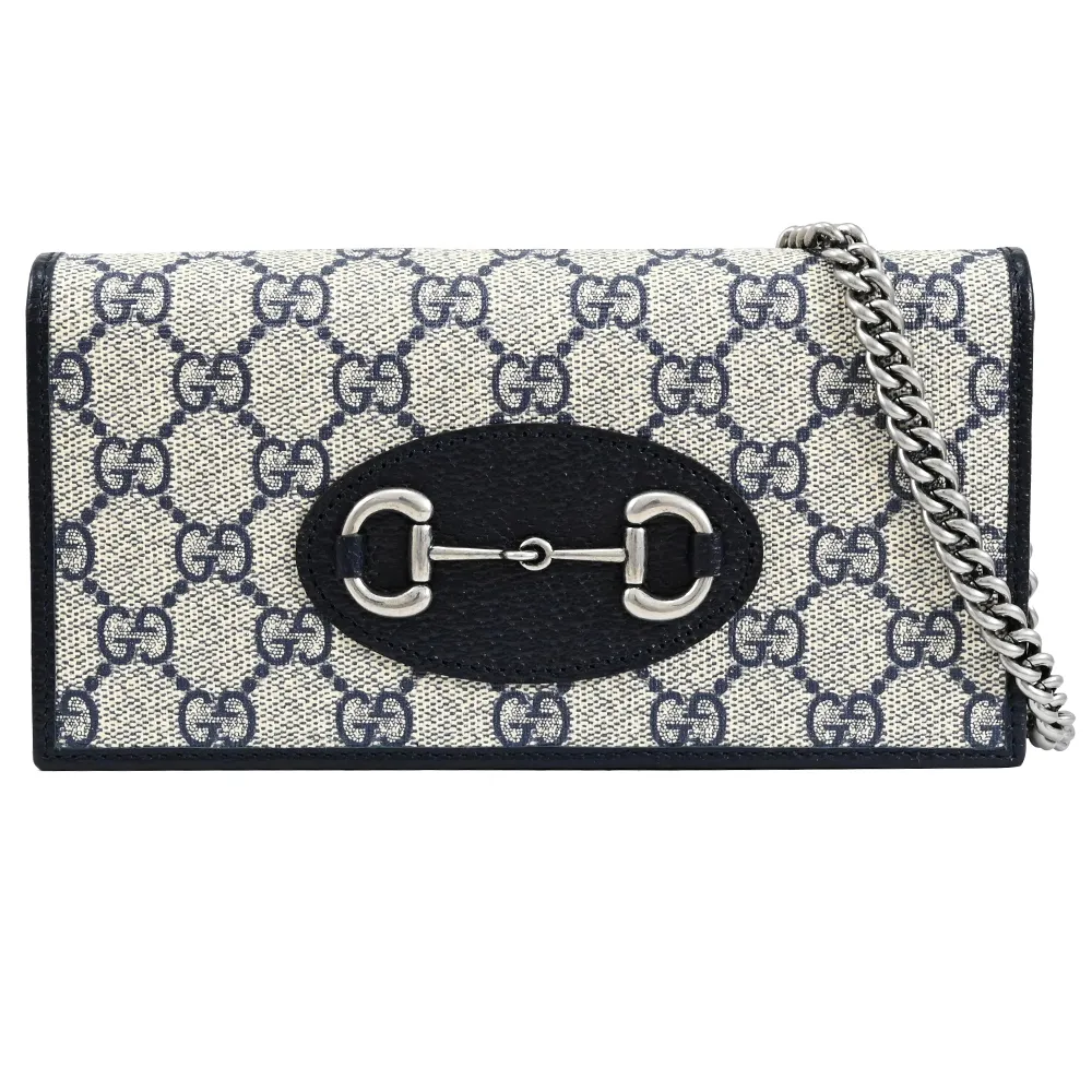 GUCCI Horsebit 1955 GG Supreme帆布手機斜背包(白色) 625615 92TCG 9761 歷史價格詳細信息