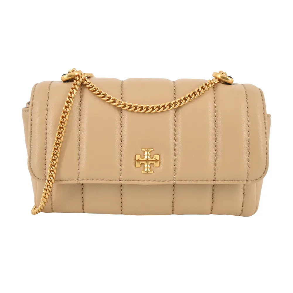 ????????Tory Burch Kira 鍊條 絎縫相機包 專櫃款TB 小羊皮菱格皮革 單肩斜跨包斜背包 歷史價格詳細信息