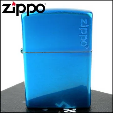 zippo打火機 藍色烤漆logo字樣 歷史價格詳細信息
