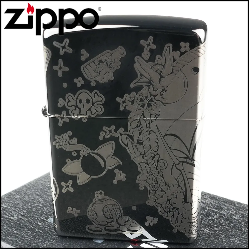 Zippo Pirate Ship 海盜船 5面印刷打火機 -創新540色印刷工藝 -ZIPPO 49355 歷史價格詳細信息