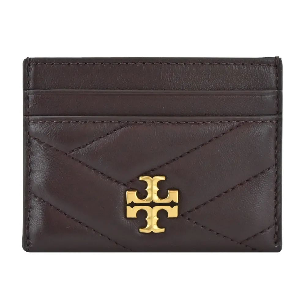 TORY BURCH Kira Chevron 銀釦絎縫皮革皮夾式鍊包(淺沙色) 90343 288 歷史價格詳細信息