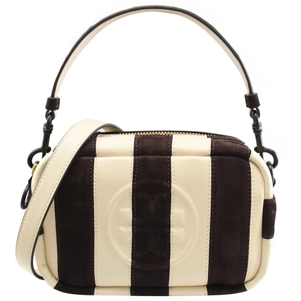 Tory Burch 深藍金鏈羊皮菱格紋包 （全新正品） 歷史價格詳細信息