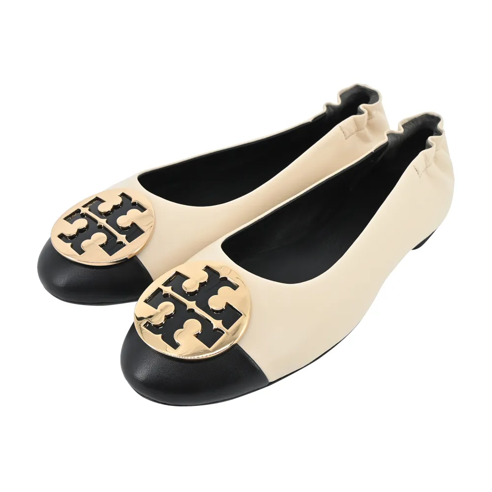 TORY BURCH 皮革芭蕾樂福鞋-白 歷史價格詳細信息