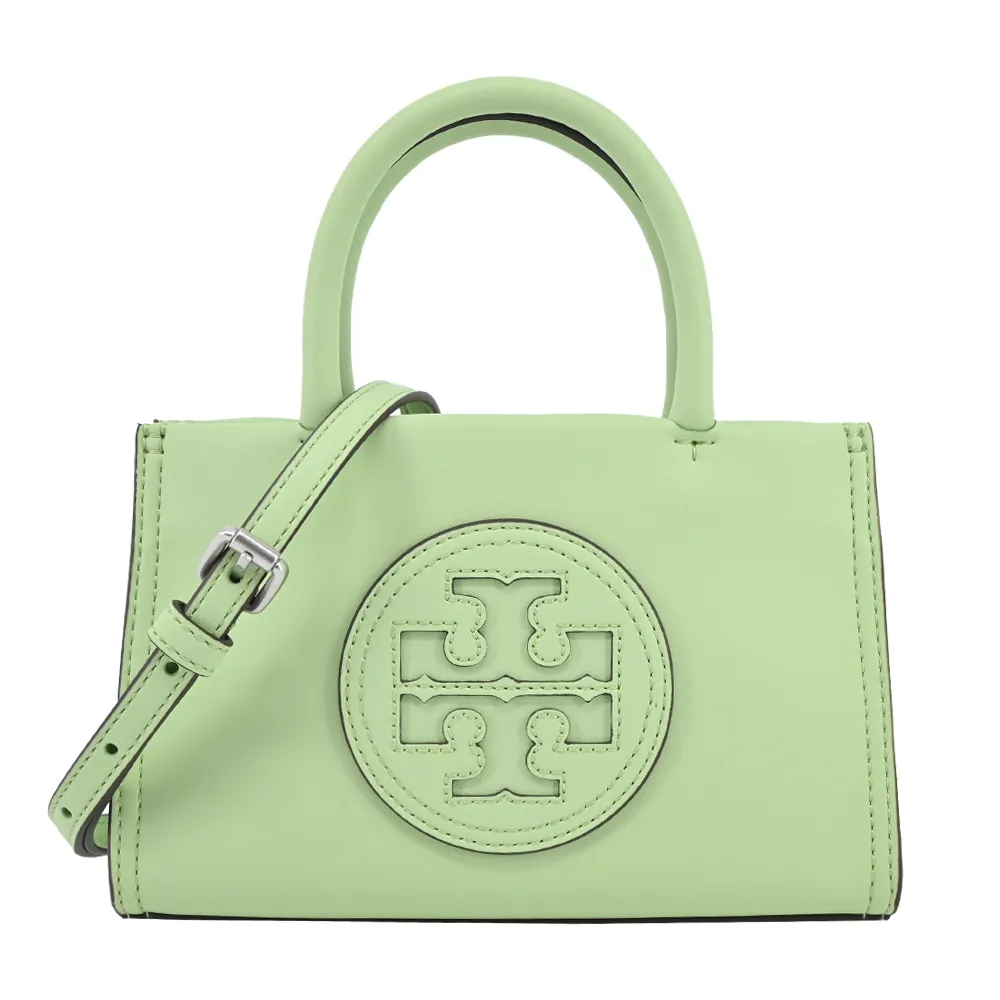 TORY BURCH ELLA 經典縫線LOGO小號尼龍托特包-黑 歷史價格詳細信息