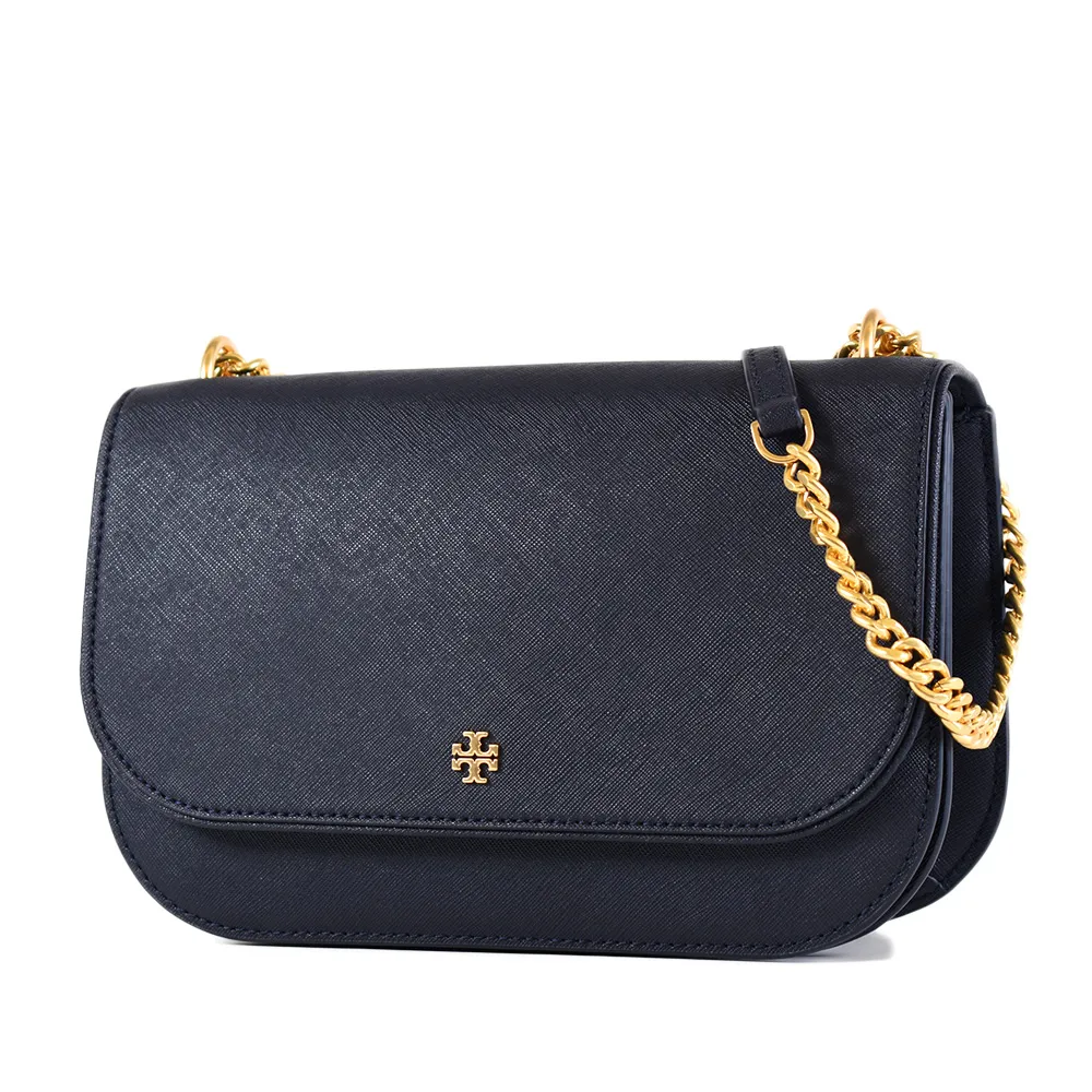 TORY BURCH Emerson系列寶藍x森林綠防刮牛皮簡易型短夾  全新未拆保證正品 歷史價格詳細信息