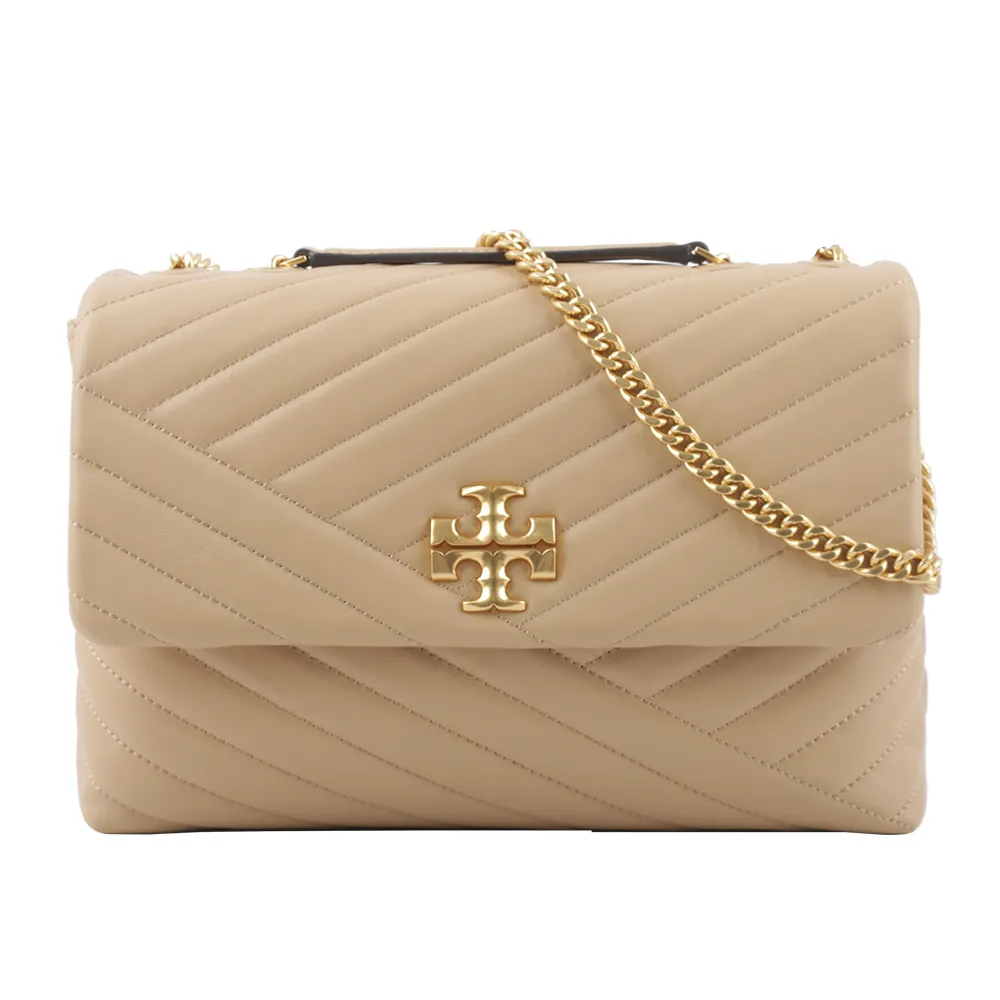 TORY BURCH Kira 縫線設計暗釦拉鍊零錢袋短夾(黑色) 153121 001 歷史價格詳細信息