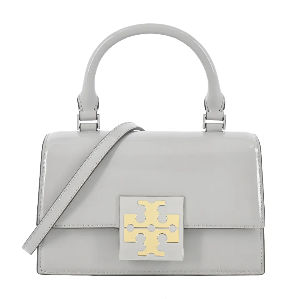TORY BURCH BON BON 漆皮翻蓋手提/斜背兩用包-迷你/糖果粉 歷史價格詳細信息