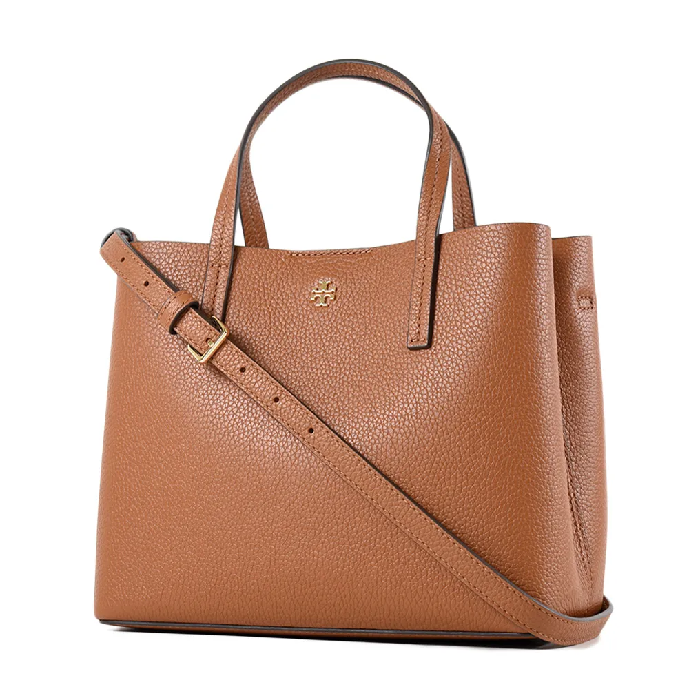 TORY BURCH BLAKE 荔枝紋手提斜背二用包-棕色/小 價格比較,價格查詢,歷史價格詳細信息