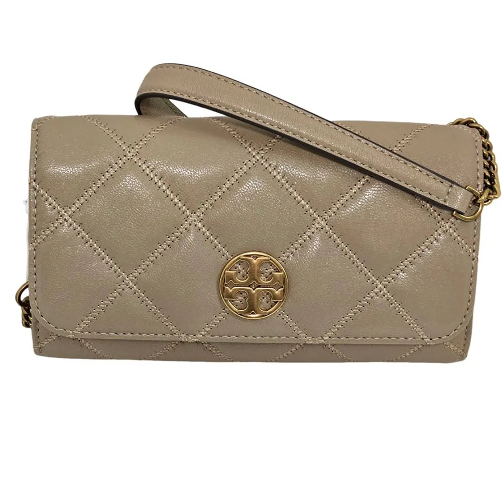 TORY BURCH 新色 BRITTEN vup 立體LOGO拉鍊短夾-霧黑 歷史價格詳細信息