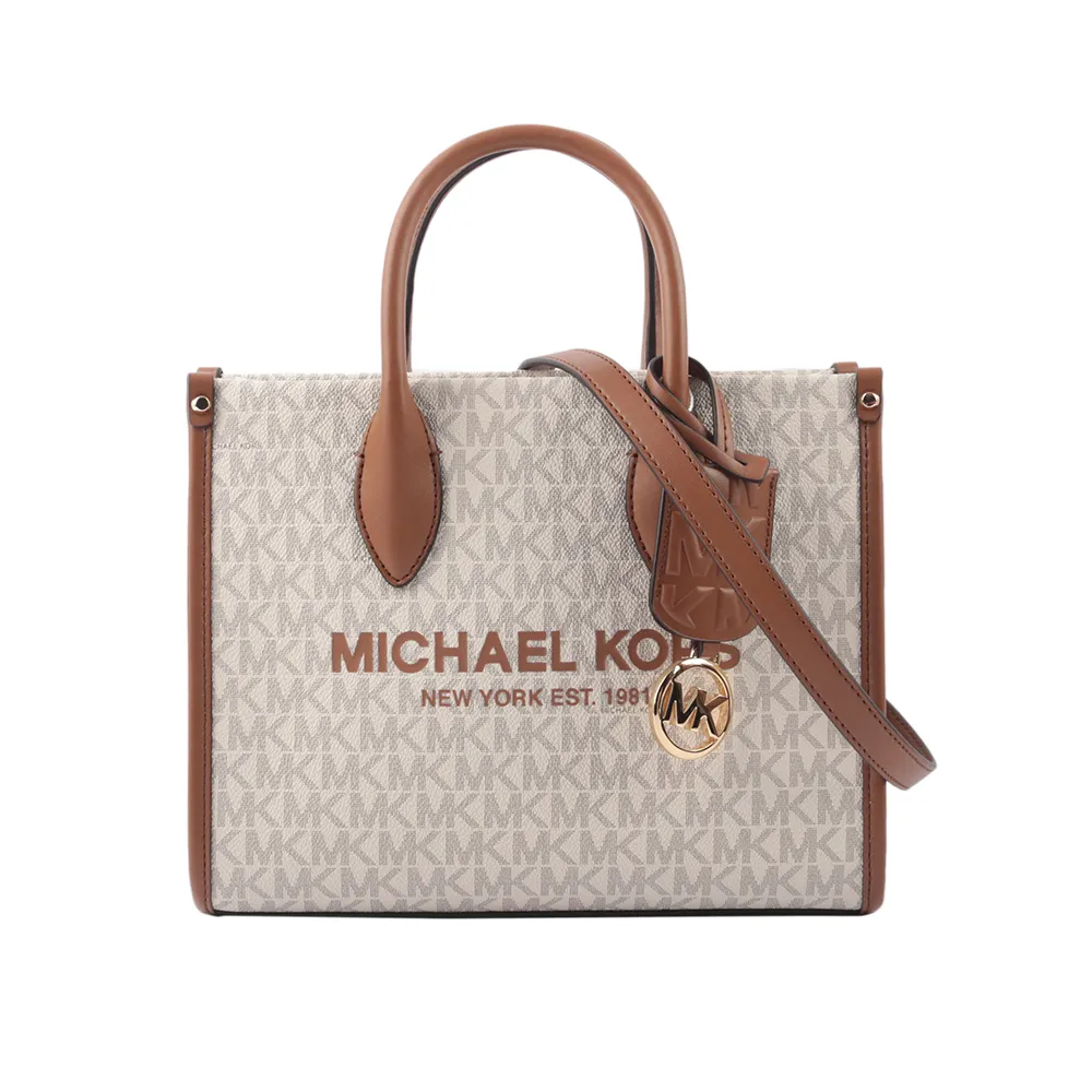 Michael Kors Mirella 荔枝皮革刺繡背帶小款二用托特包(黑色) 35S4G7ZC5L BLACK 歷史價格詳細信息