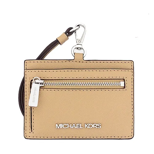 MICHAEL KORS 銀牌漆皮圓MK拉鍊零錢夾(銀) 歷史價格詳細信息