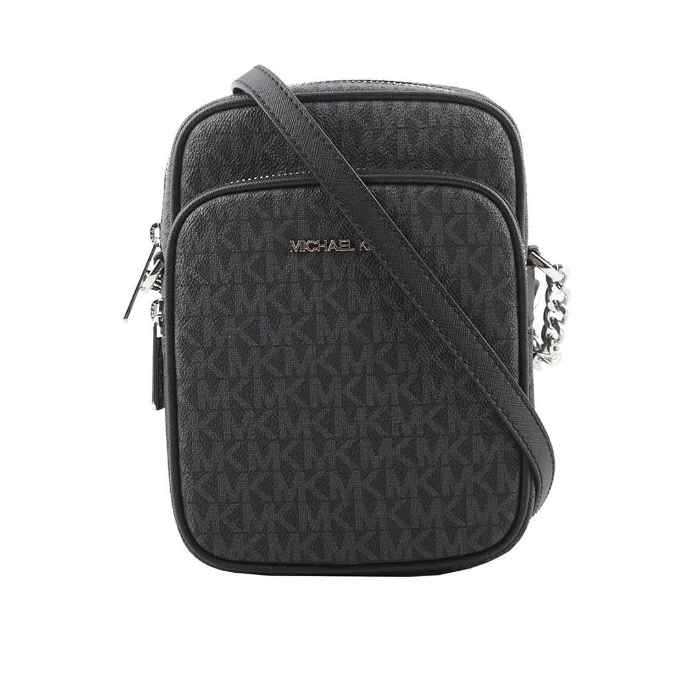 MICHAEL KORS 銀牌漆皮圓MK拉鍊零錢夾(銀) 歷史價格詳細信息