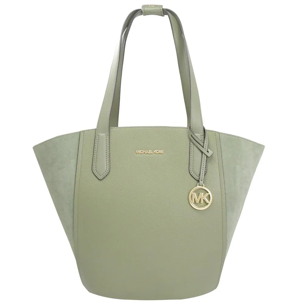 MICHAEL KORS PORTIA 絨面皮革拼接肩背托特包.黑(買就送MK中夾) 歷史價格詳細信息