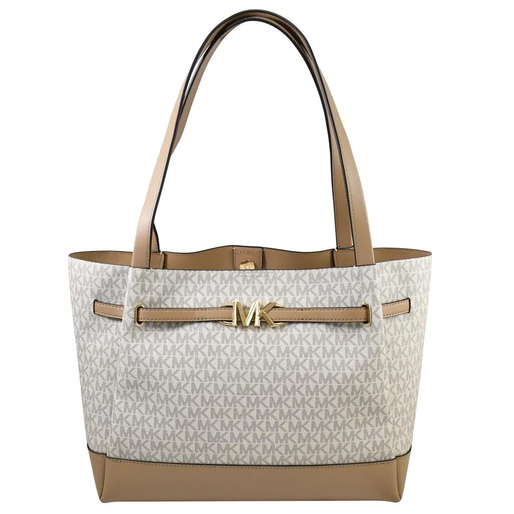 MICHAEL KORS Reed 金屬LOGO荔枝皮革對開釦式長夾.駝棕 歷史價格詳細信息