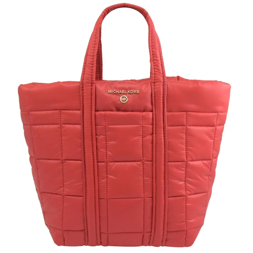 MICHAEL KORS STIRKING 金屬LOGO尼龍手提小托特包.紅 歷史價格詳細信息