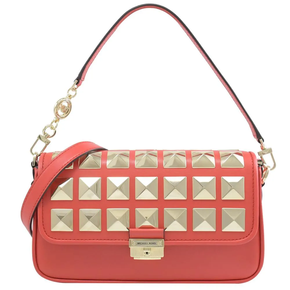 MICHAEL KORS BRADSHAW 銀鎖頭海軍藍色防刮滿版MK寬帶相機斜背包 歷史價格詳細信息