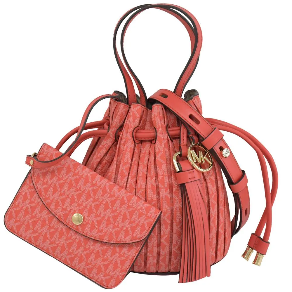 MICHAEL KORS WILMA 防刮皮革手提/肩背二用包-黑色/中 歷史價格詳細信息